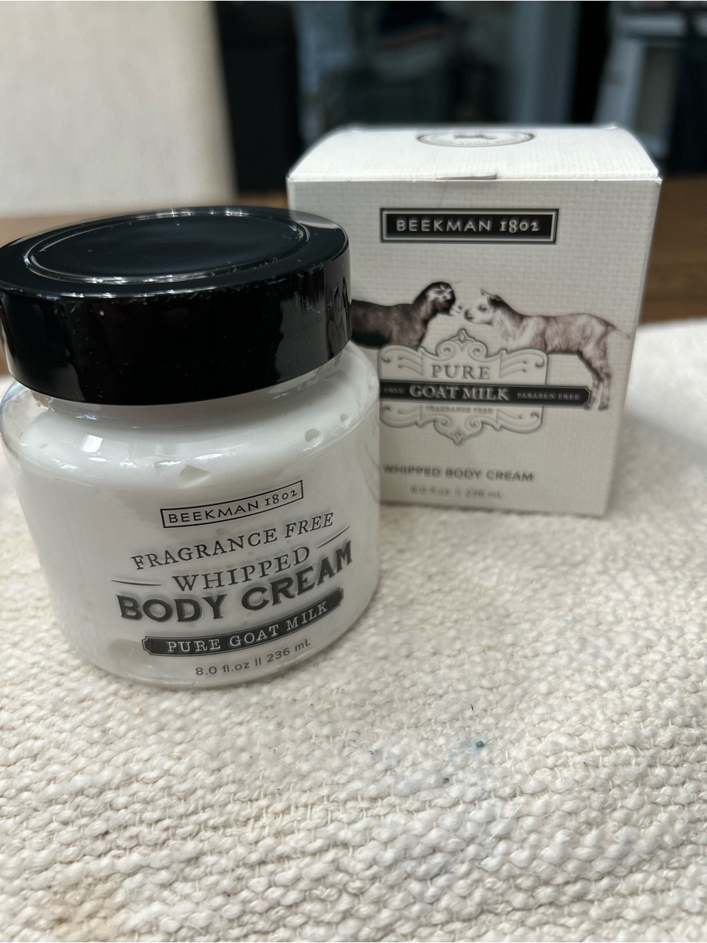 Beekman 1802 Whipped Body Cream - White Jar with Black Lid